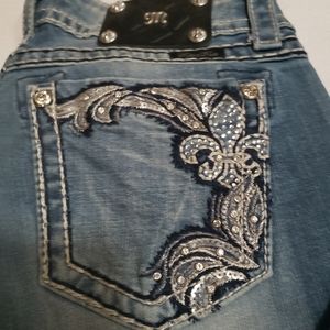 Miss Me Skinny Medium Blue Jeans